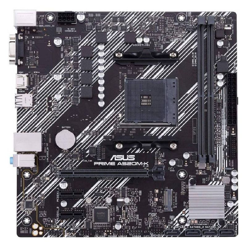 ASUS - Placa Madre Asus Prime A520m-k Am4 Amd Ryzen Micro Atx