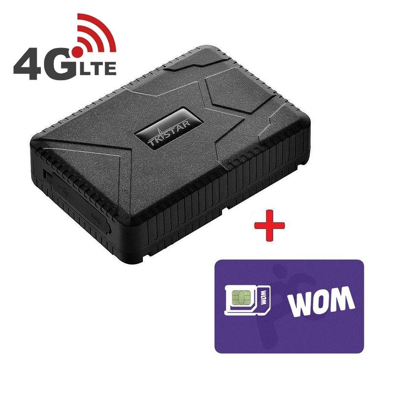 TKSTAR - Rastreador Gps 4G LTE Magnético Recargable 7800 mAh Tk915 + Listo Sim