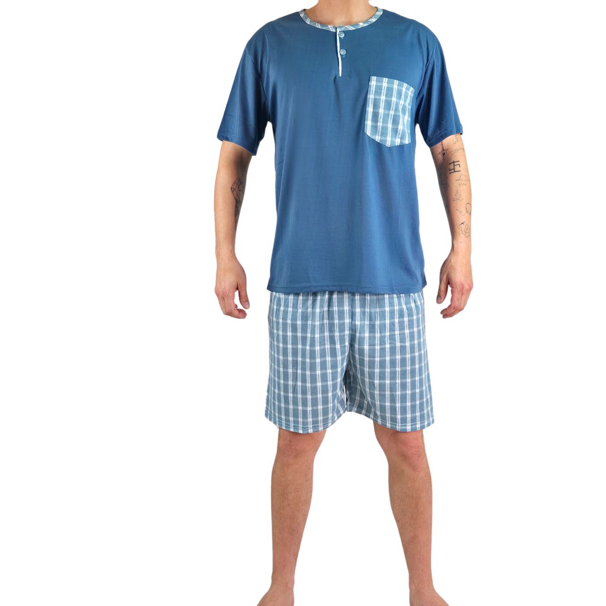 LIKE SHOP - Pijama Hombre Verano Short Y Polera 524