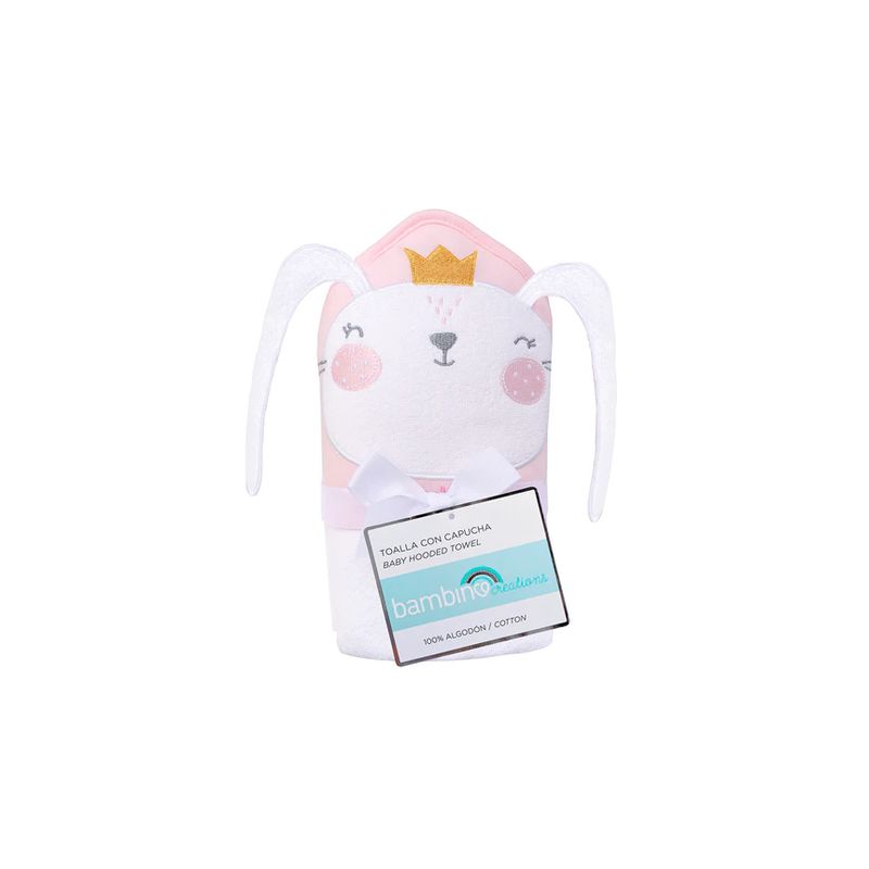 BAMBINO - Toalla Capucha Bambino Conejita