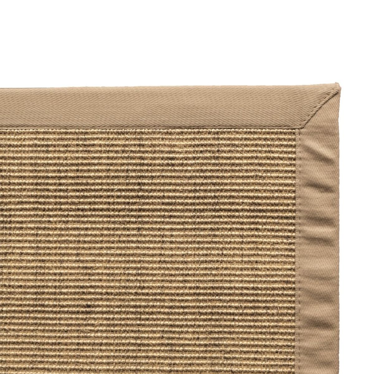 GENERICO - Alfombra Sisal Natural Borde Beige 200x300 cm BD485