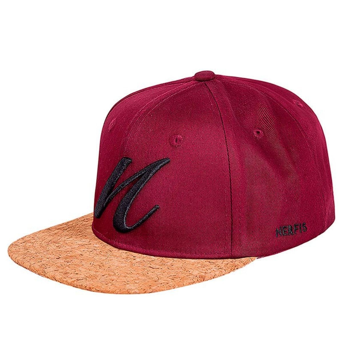 NERFIS - Jockey Corcho Burgundy Snapback Burdeo Nerfis
