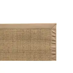 GENERICO - Alfombra Sisal Natural Borde Beige 250x350 cm BD485