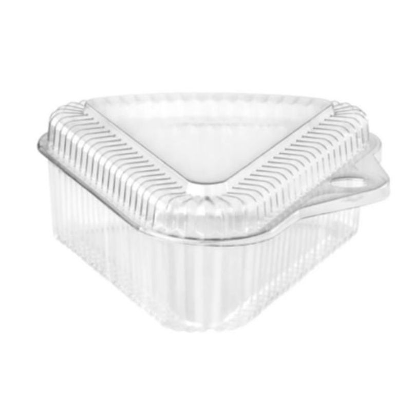 GENERICO - Envase Triangular Porta Torta 13x7cm 25 Unidades