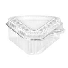 GENERICO - Envase Triangular Porta Torta 13x5cm 25 Unidades