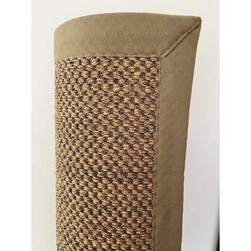 GENERICO - Alfombra Sisal Natural Borde Tela Beige 200x300 cm GG687