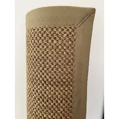 GENERICO - Alfombra Sisal Natural Borde Tela Beige 200x300 cm GG687