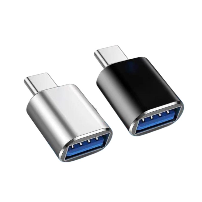GENERICO - Adaptador Usb A Usb Tipo C Negro - Multiuso Premium - Certificado