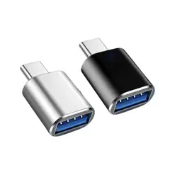 GENERICO - Adaptador Usb A Usb Tipo C Negro - Multiuso Premium - Certificado