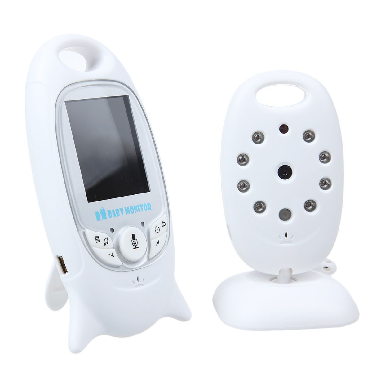GENERICO - Video Monitor De Bebe Inalámbrico Audio Microfono Vb601