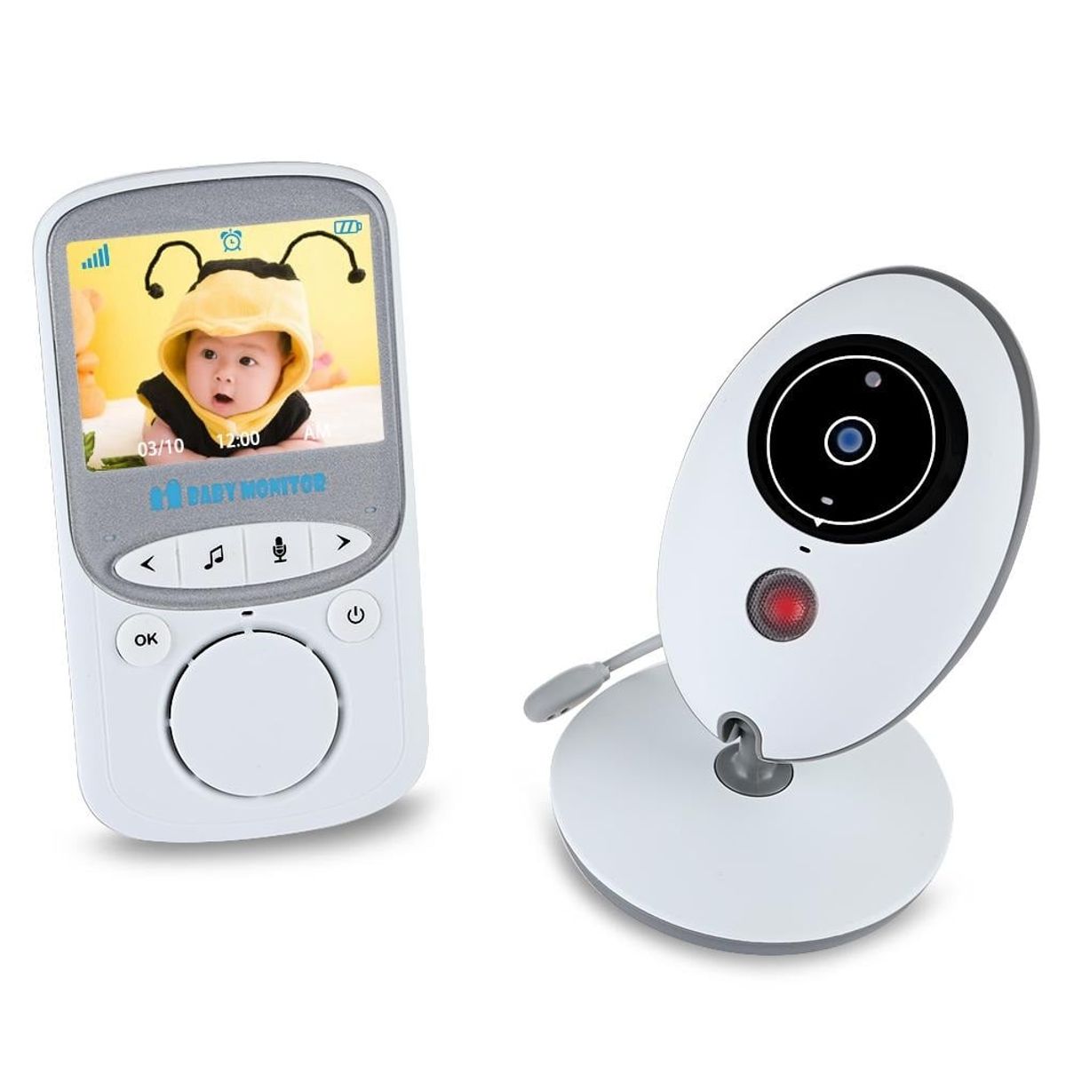 GENERICO - Video Monitor De Bebe Inalámbrico Audio Microfono Vb605