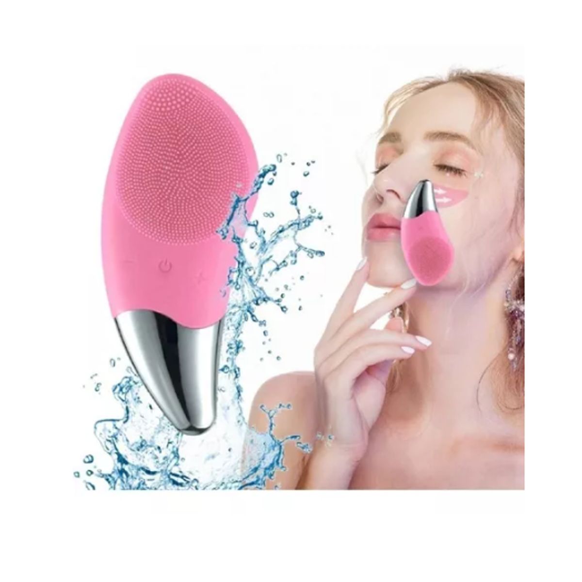 GENERICO - Pack 10 Limpiador Facial Exfoliante Cara Cepillo Recargable