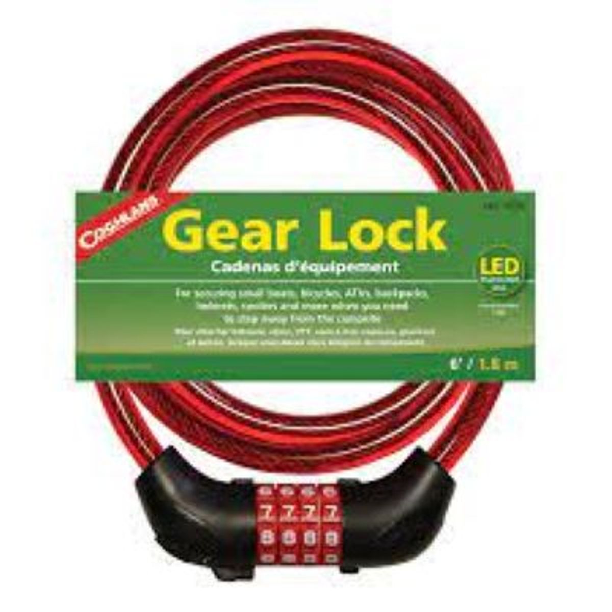 DOITE - Candado cable de acero 1,8 mts multiuso seguridad motos, bicicletas, etc.