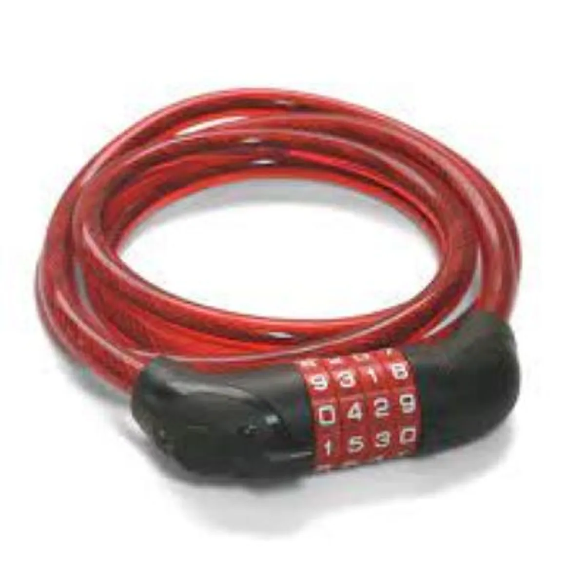 DOITE - Candado cable de acero 1,8 mts multiuso seguridad motos, bicicletas, etc.