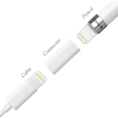 GENERICO - Adaptador De Cable De Carga Para Apple Pencil 1 Gen Premium
