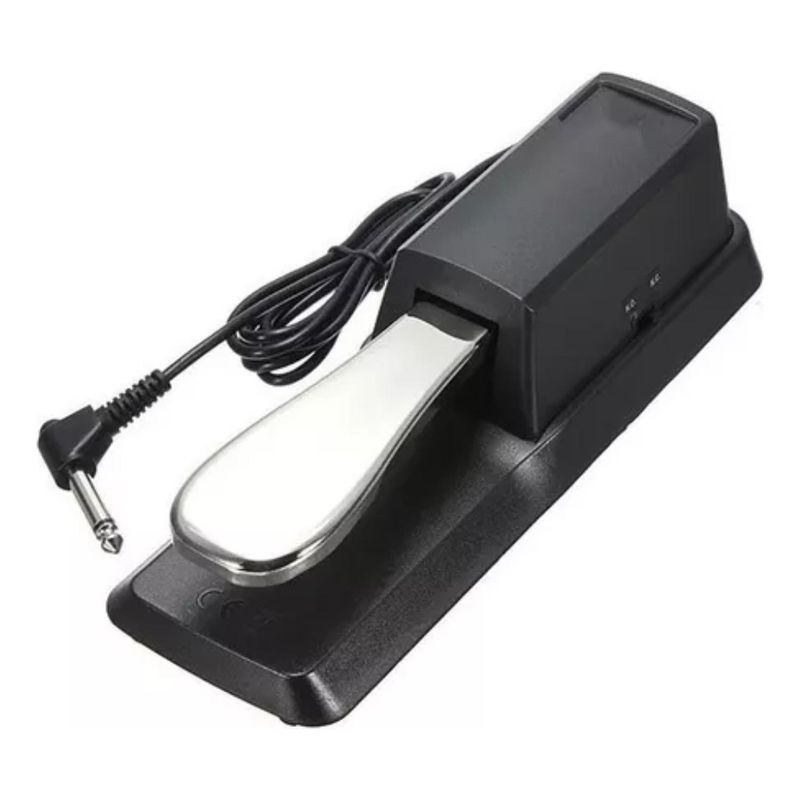 IMPORTCLICK - Pedal Sustain Universal Teclado Polaridad Piano Música - Negro