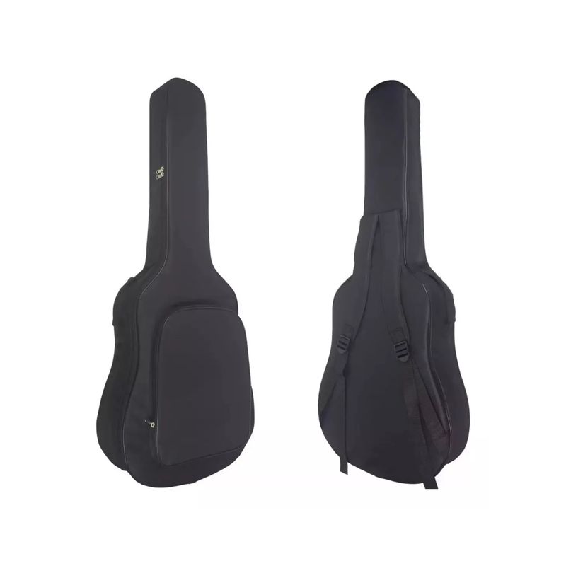 IMPORTCLICK - Funda Guitarra Acústica 40 Pulgadas Resistente Agua - Negro