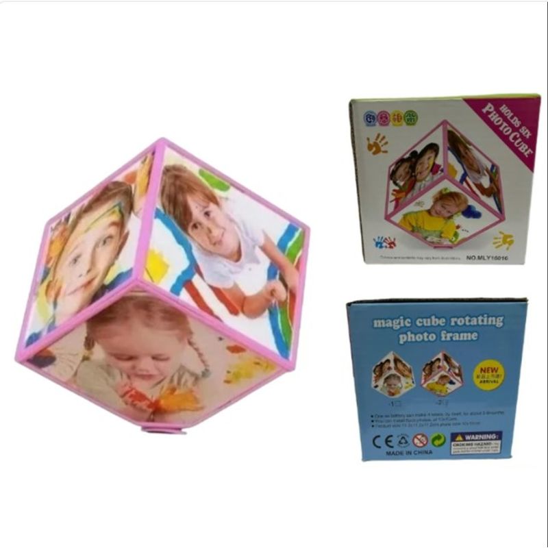 GENERICO - Cubo Giratorio Con Fotos Multicolor