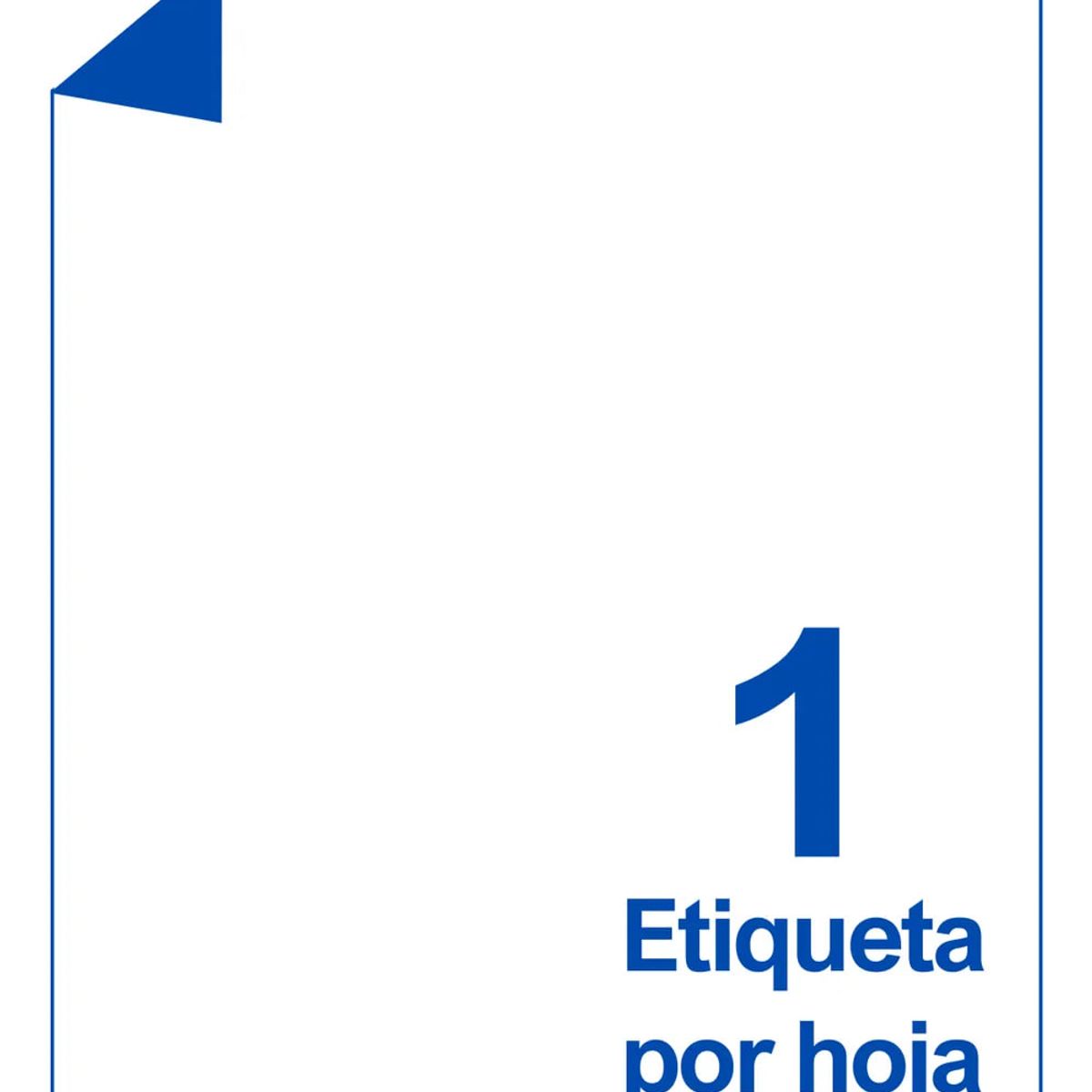 Papel Para Impresora Etiquetas Autoadhesivas Blanca 25 h, marca ADETEC - Foto 2