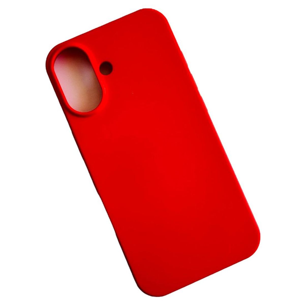 GENERICO - Carcasa Funda Para iPhone 16 Silicona Color Rojo
