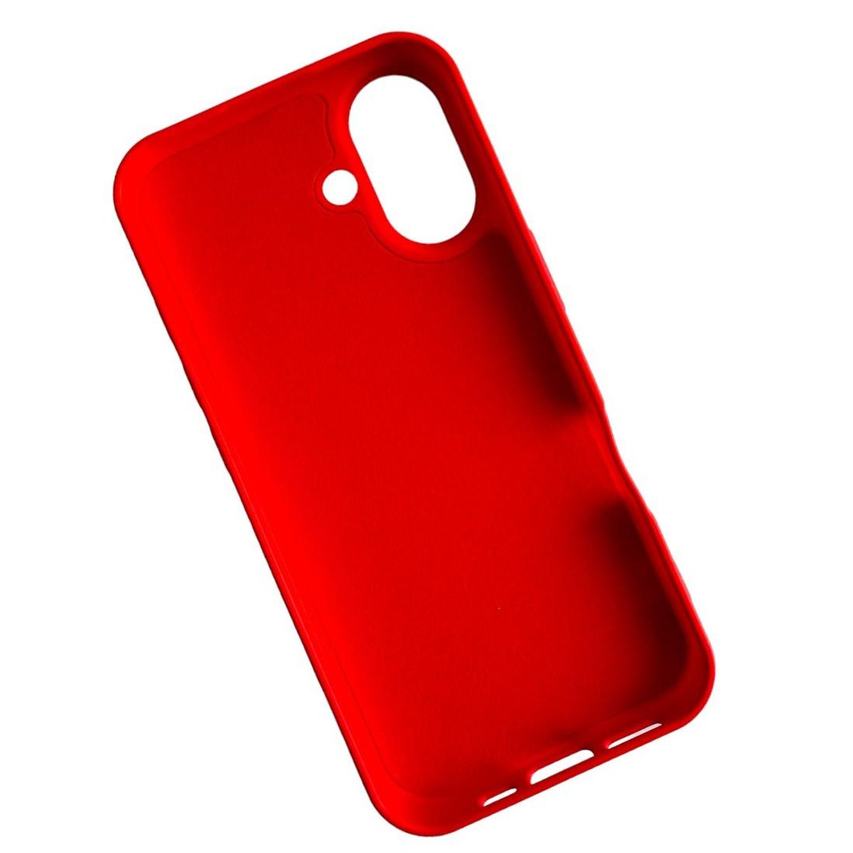 GENERICO - Carcasa Funda Para iPhone 16 Silicona Color Rojo