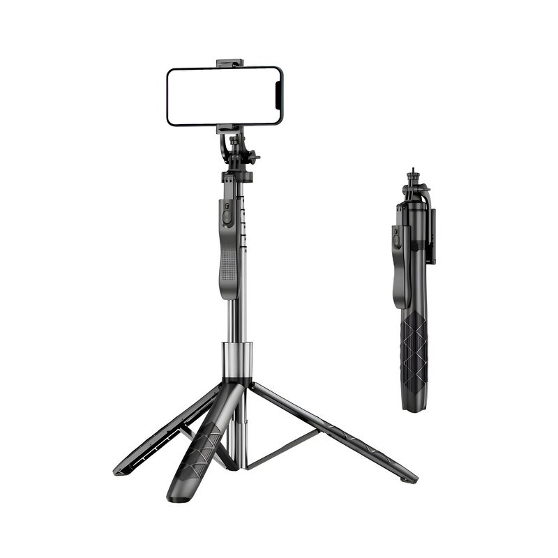 GENERICO - Palo Selfie Kit Estabilizador Monopod + Control Bluetho