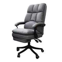 CRUSEC - Silla De Escritorio YT-211 Giratoria Acolchada Oficina Ejecutiva - Gris
