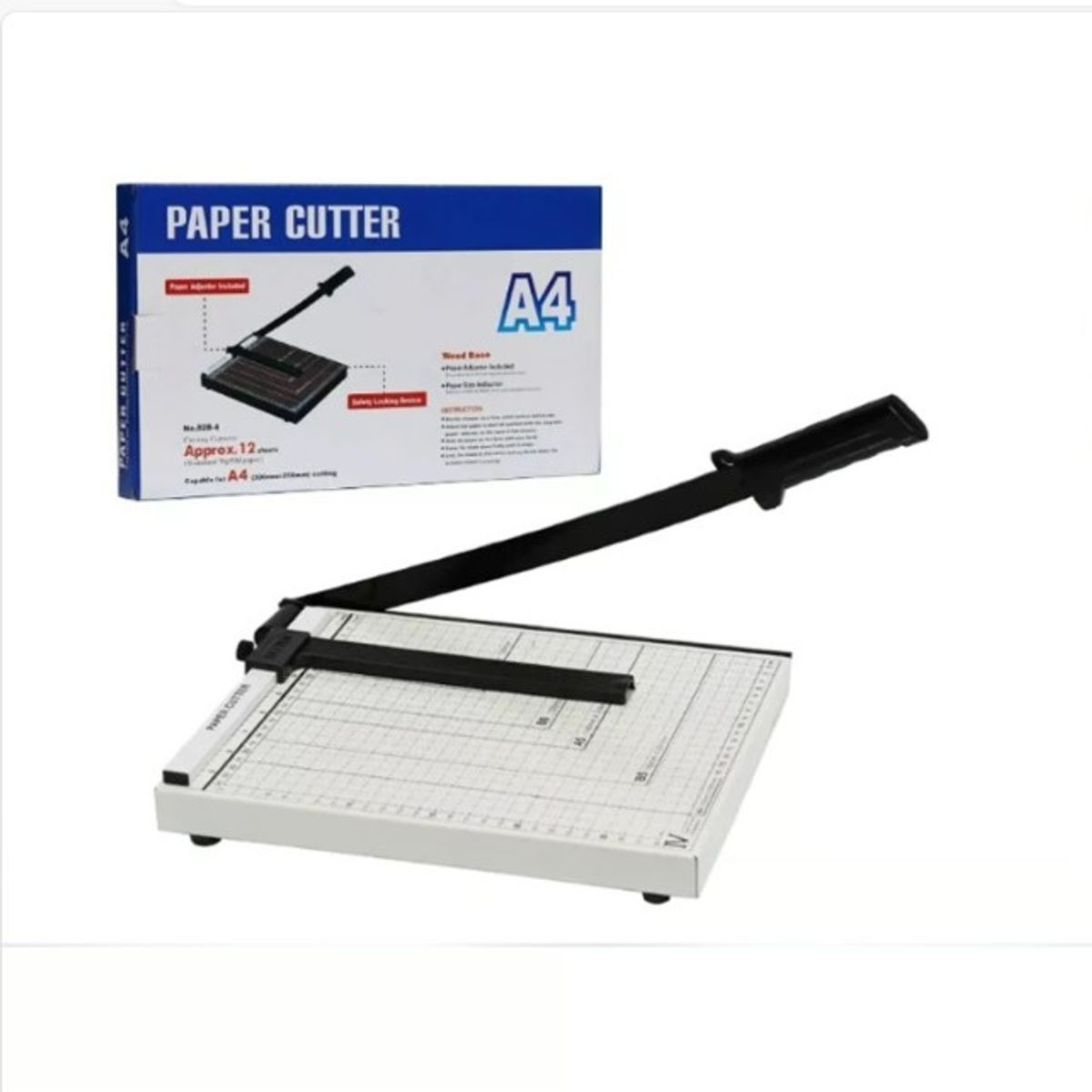 GENERICO - Guillotina Metálica A4 30cm X 25xm Cortador Papel Fotos