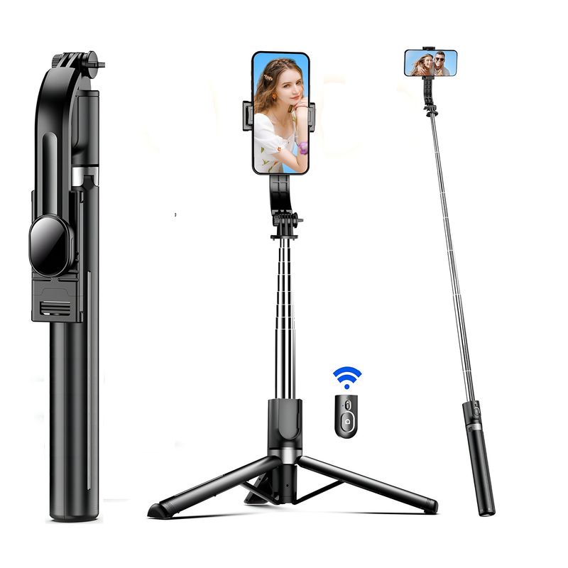 GENERICO - Estabilizador Tripode Palo Selfie 3 En 1 Con Bluetooth
