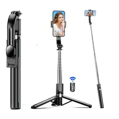 GENERICO - Estabilizador Tripode Palo Selfie 3 En 1 Con Bluetooth