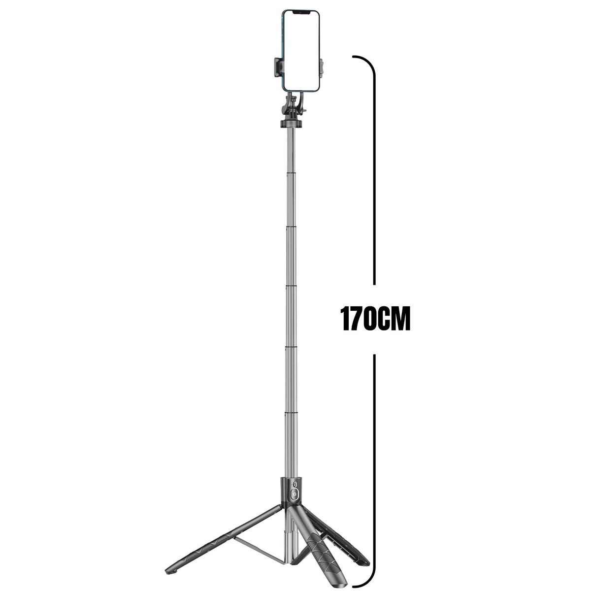 GENERICO - Estabilizador Tripode Palo Selfie 3 En 1 Con Bluetooth