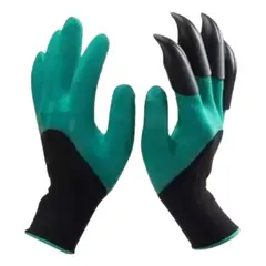 IMPORTCLICK - Guantes Jardinería Garras Trabajo Látex Verde