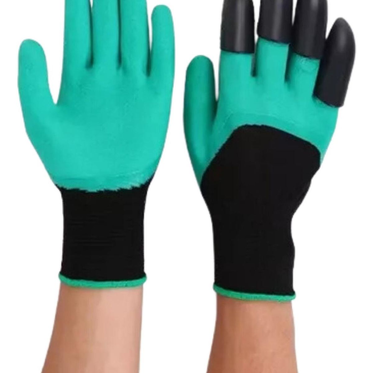 IMPORTCLICK - Guantes Jardinería Garras Trabajo Látex Verde IMPORTCLICK