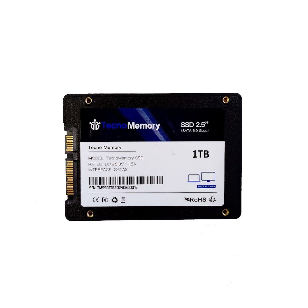 GENERICO - Tecnomemory SATA3 1TB SSD R510/W400
