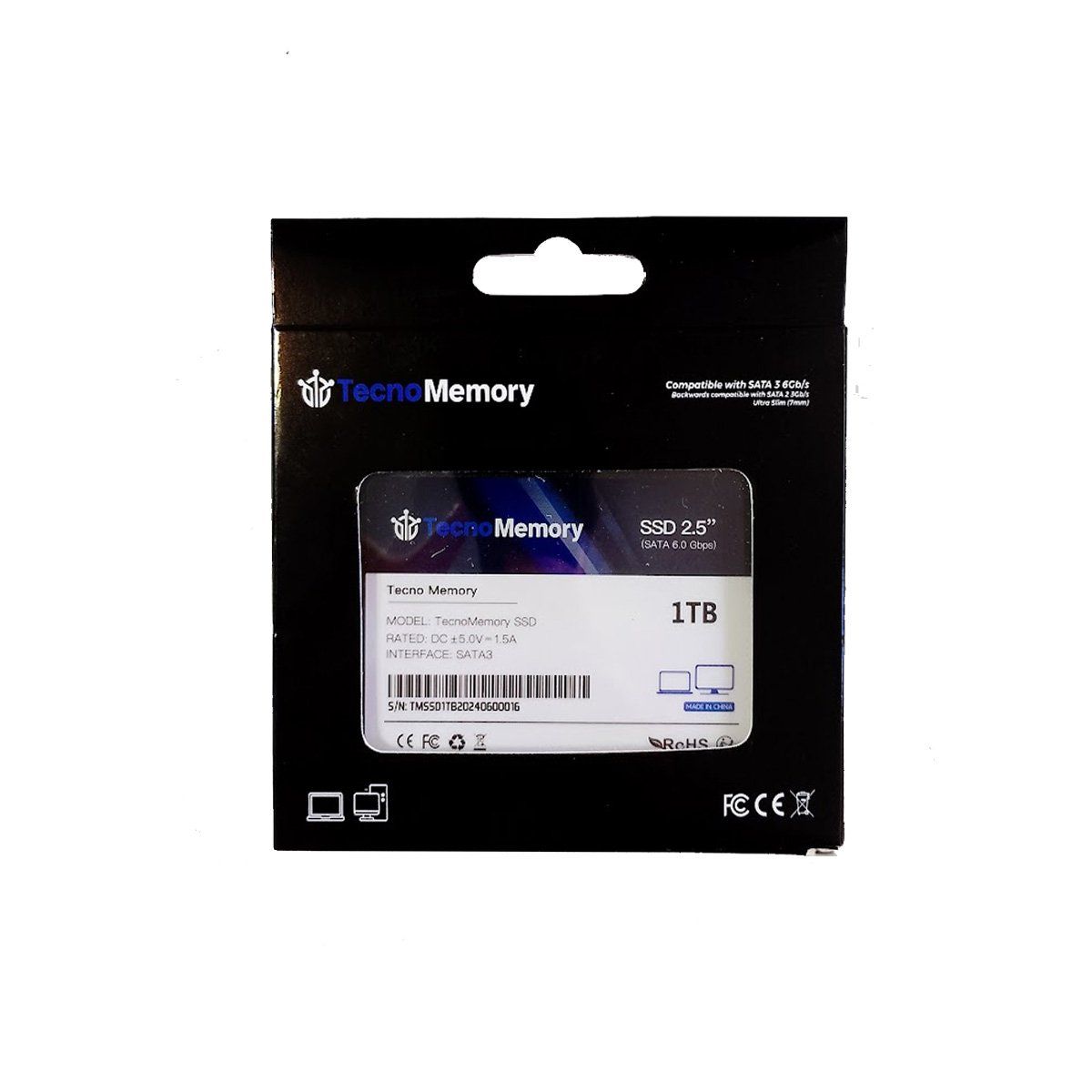 GENERICO - Tecnomemory SATA3 1TB SSD R510/W400