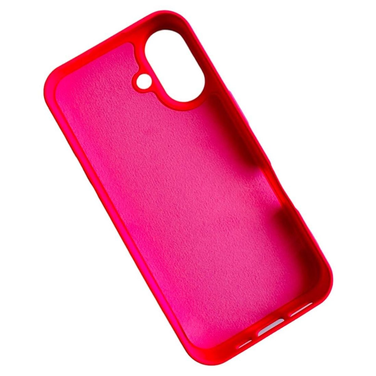 GENERICO - Carcasa Funda Para iPhone 16 Silicona Color Rosa Chicle