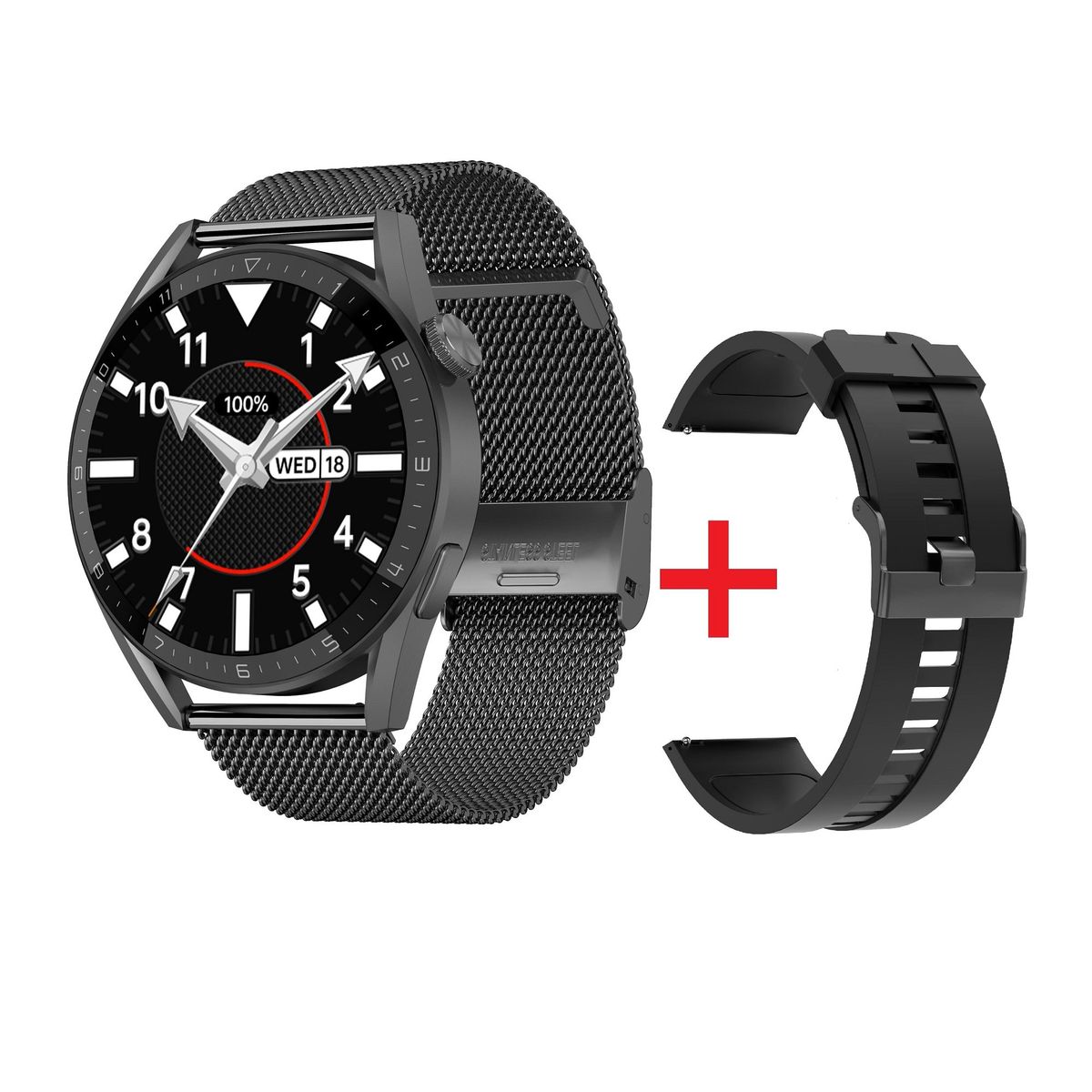 DTNO1 - Smartwatch DT3 MAX Reloj Inteligente Bluetooth llamadas 390x390 negro