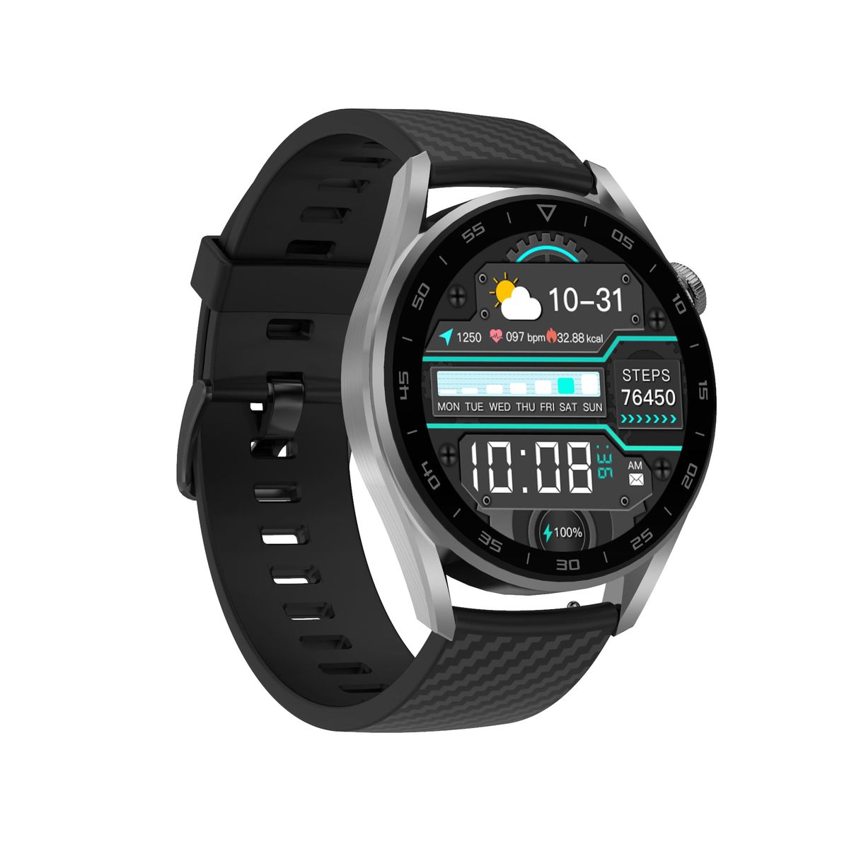 DTNO1 - Smartwatch Reloj Inteligente Bluetooth 390x390 IP68 llamada DT3 PRO SV