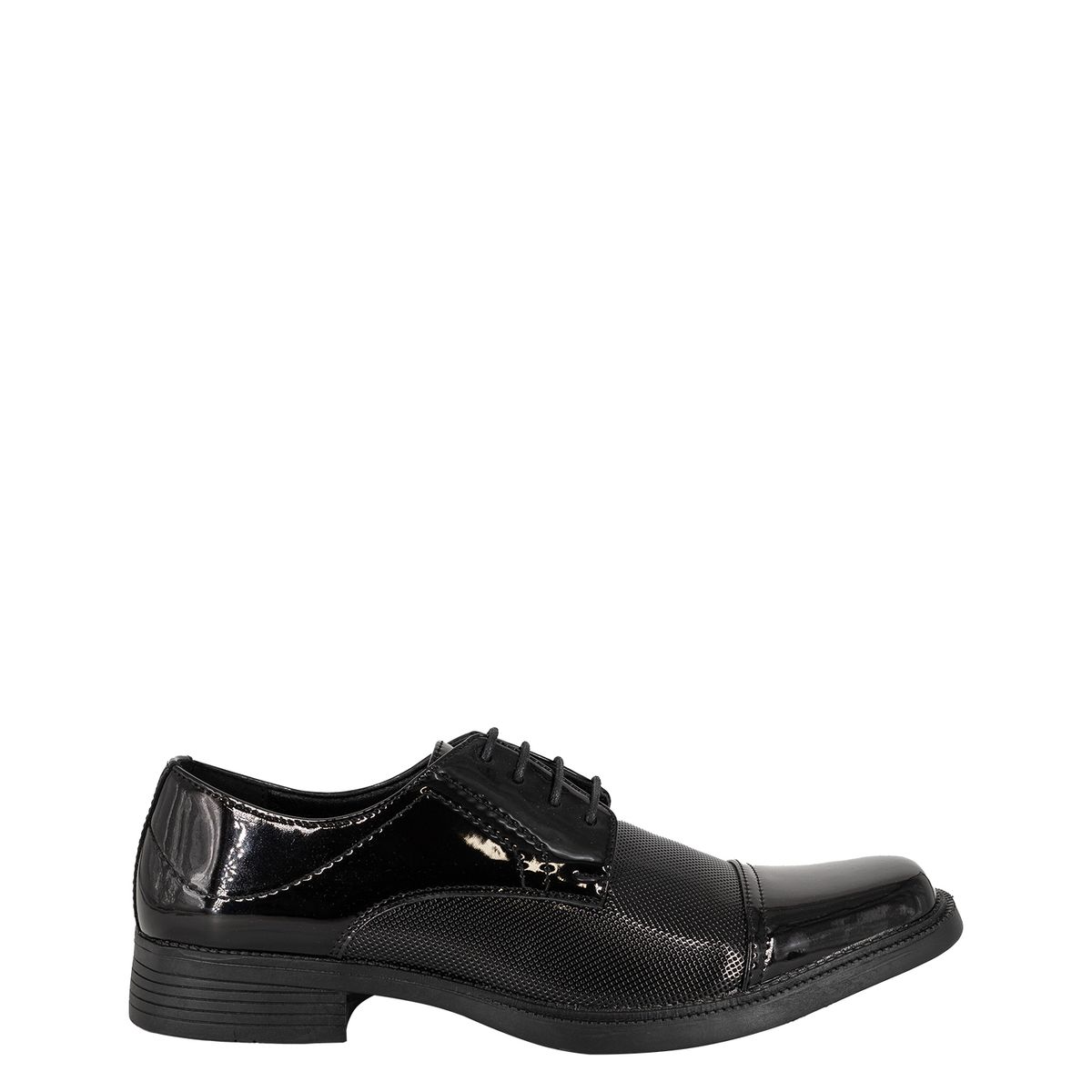 UNS - Zapato Hombre Negro Charol Nil UNS