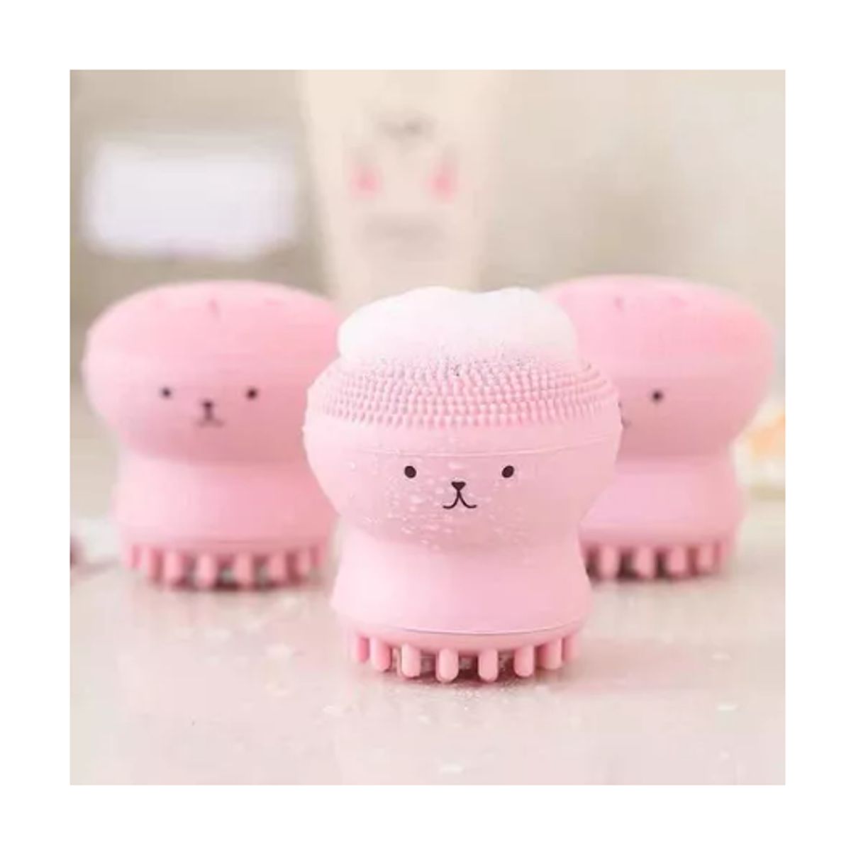 GENERICO - Pack 12 Cepillo De Limpieza Facial Pulpito Exfoliante