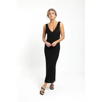 FROENS - Vestido Marta negro