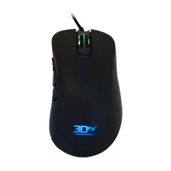 3DFX - Mouse Gamer Psycho 8795 6 Botones 7200dpi Usb Negro