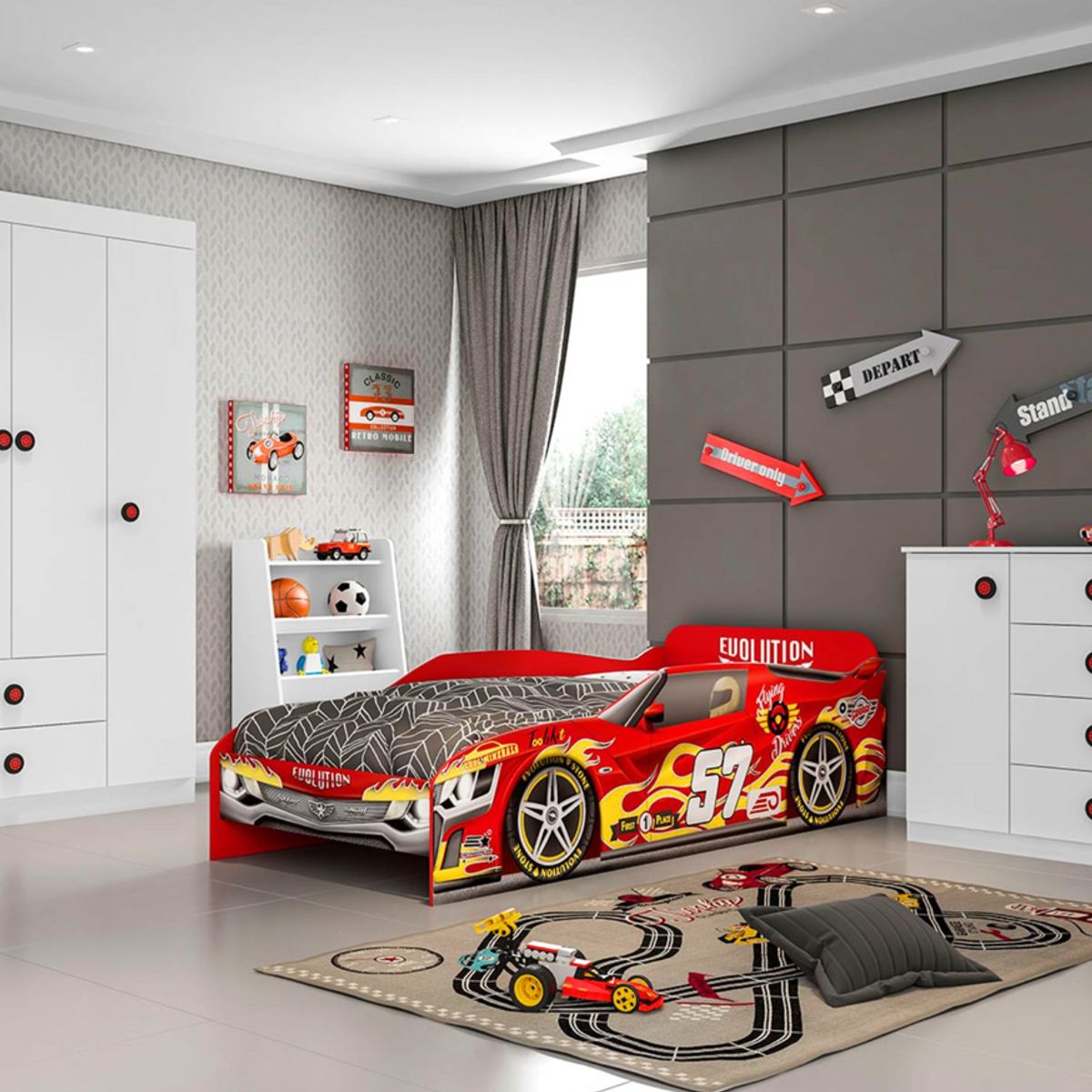 KIDSCOOL - Cama Infantil Evolution Car