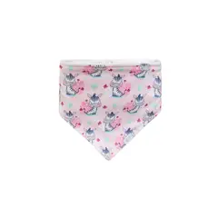 BAMBINO - Bipack Babero Bandana Fucsia Animales