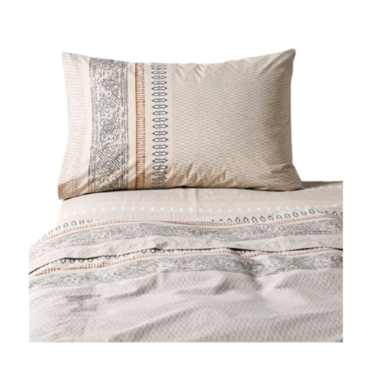 GENERICO - Juego de Sábanas 1.5 Plazas 144 Hilos - Kansas