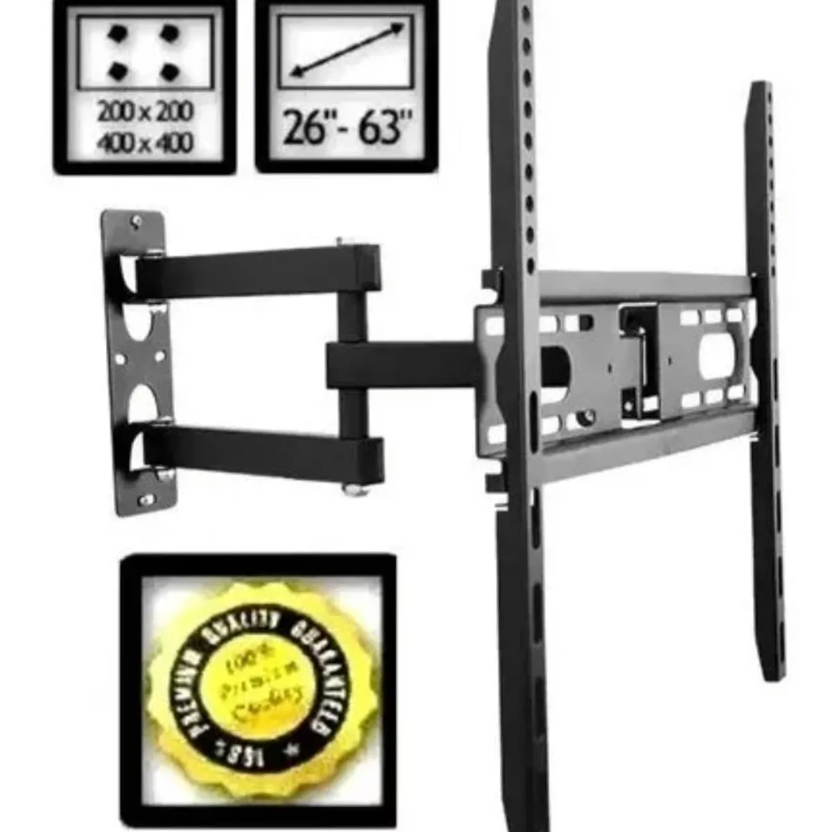 GENERICO - Soporte Base Tv 26 - 63 Pulgadas Articulada Brazo Extensible