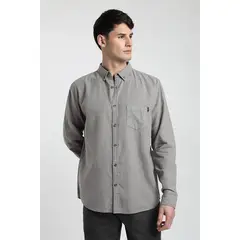 FROENS - Camisa manga larga Basic gris - Algodón orgánico