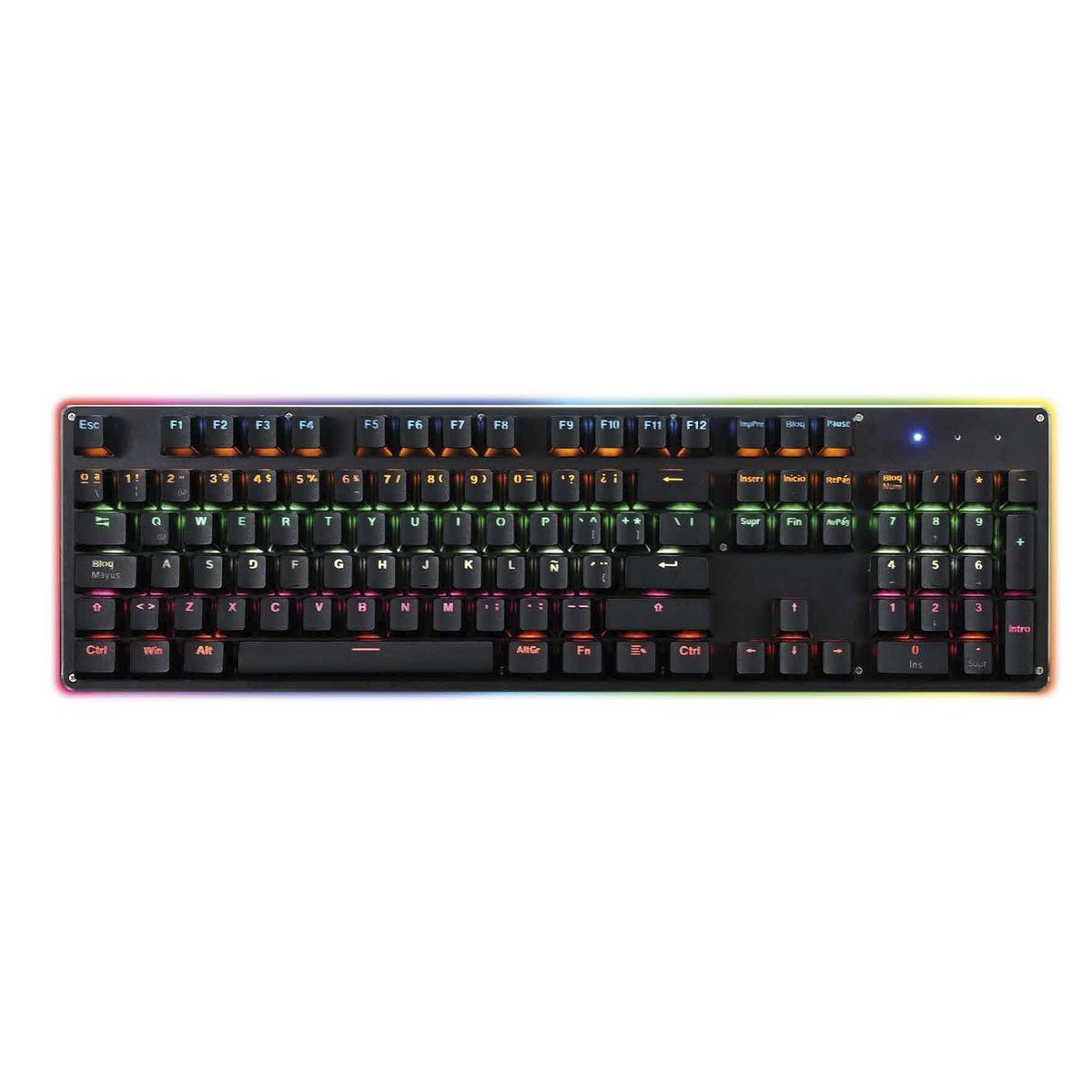 REPTILEX - Teclado Gamer Mecánico Retroiluminado Base Aluminio - SC