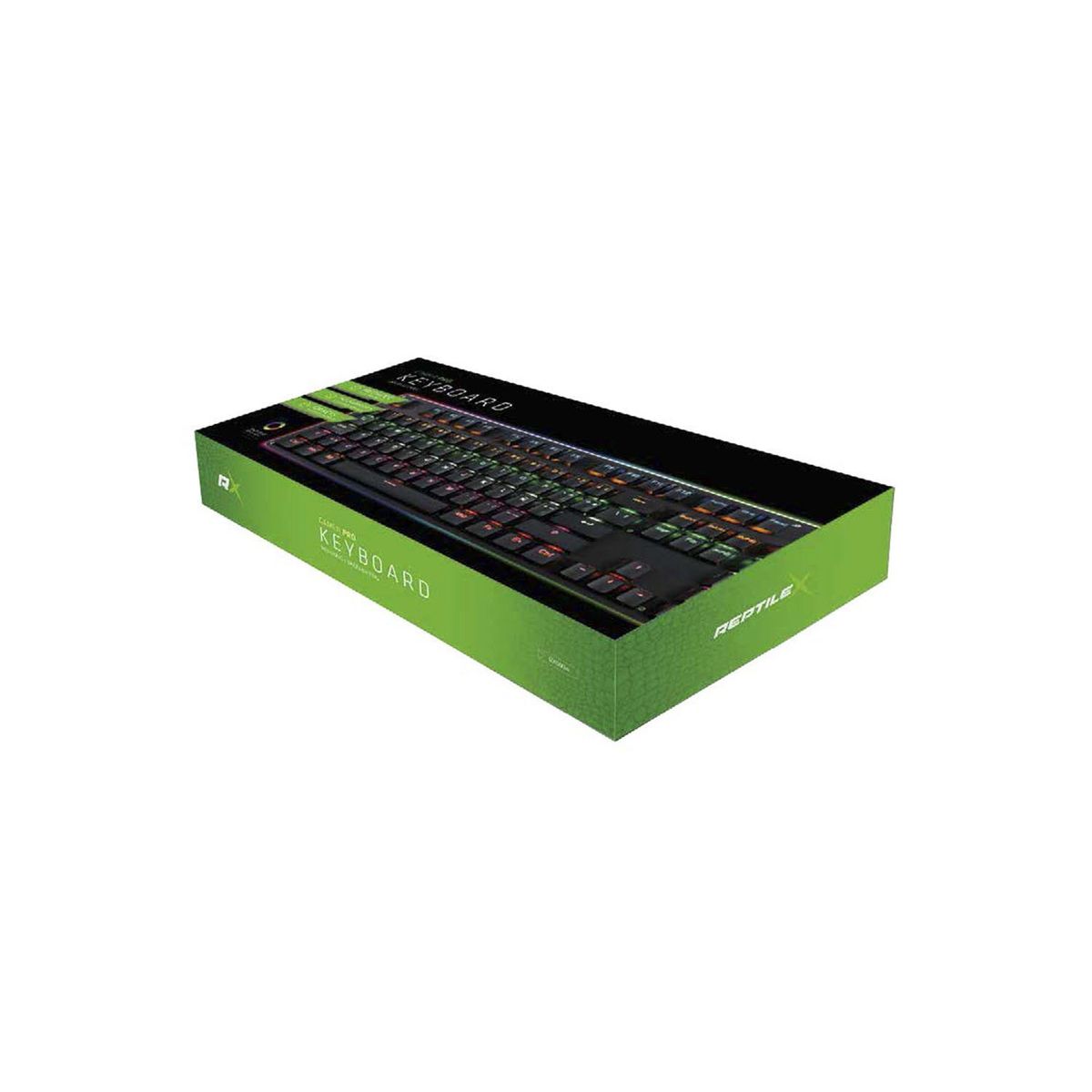 REPTILEX - Teclado Gamer Mecánico Retroiluminado Base Aluminio - SC