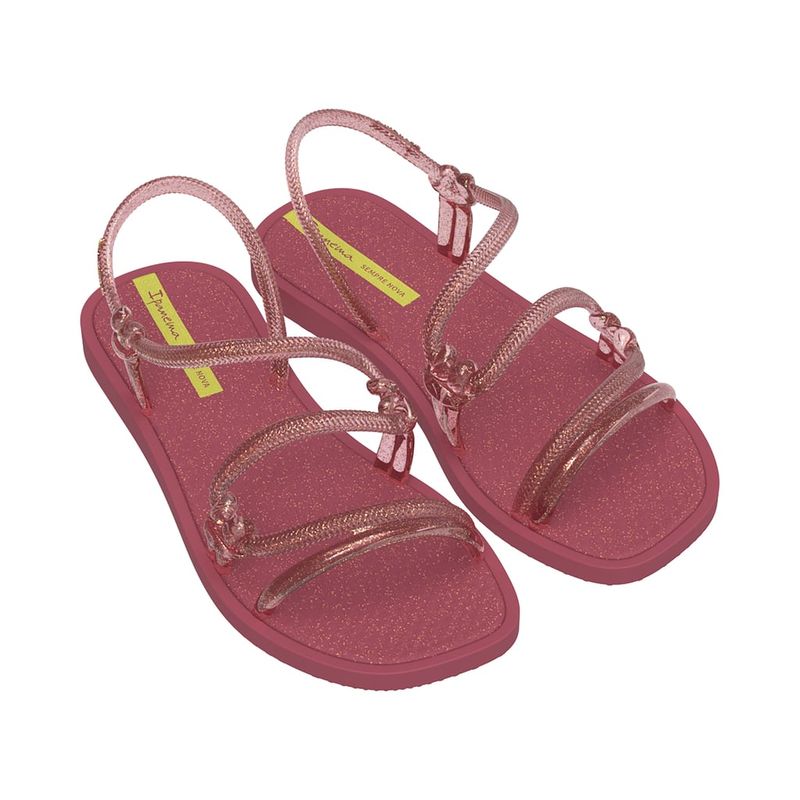 IPANEMA - Sandalia Mujer Rojo/Glitter Solar Mais Ipanema